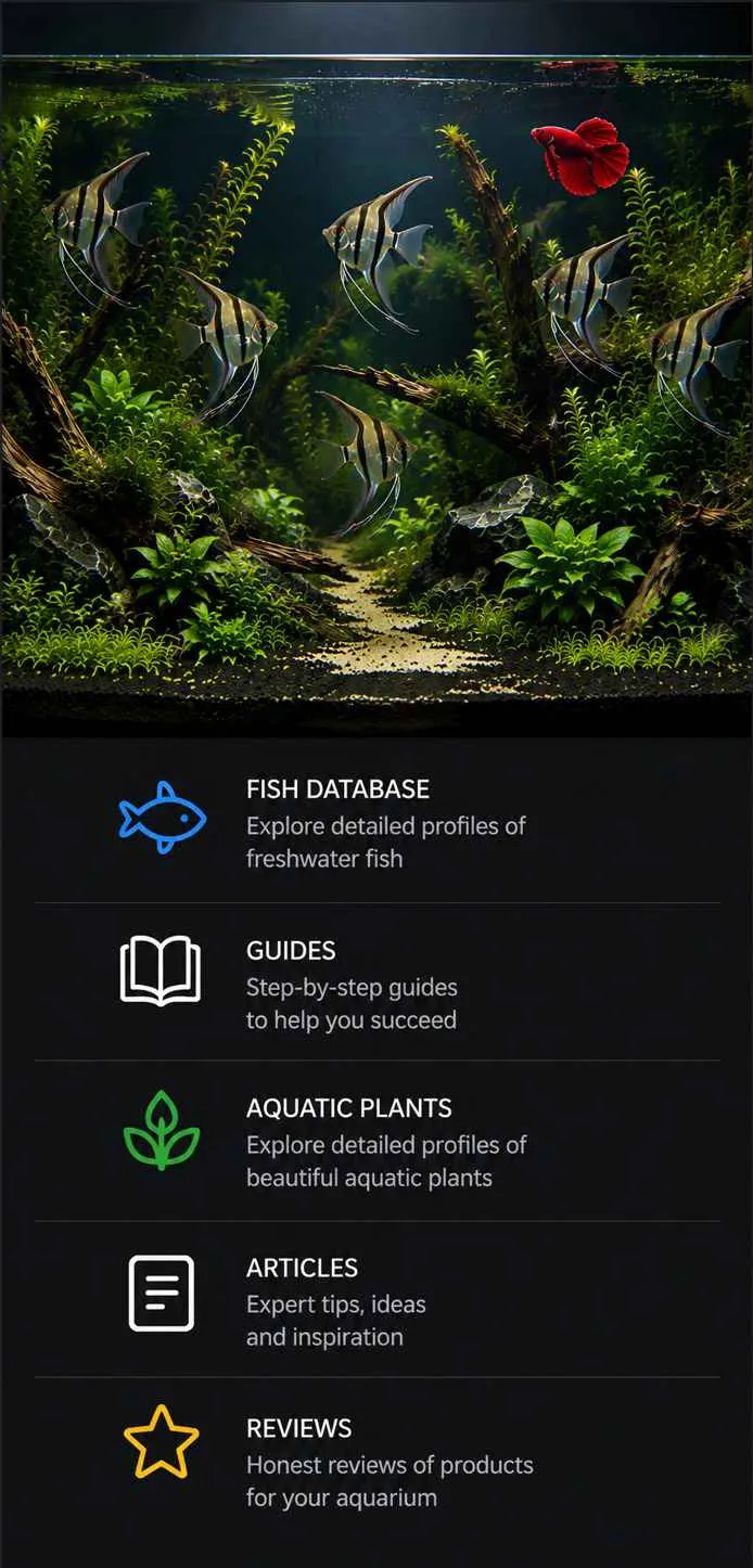 Foraquarium mobile hero image of planted aquarium